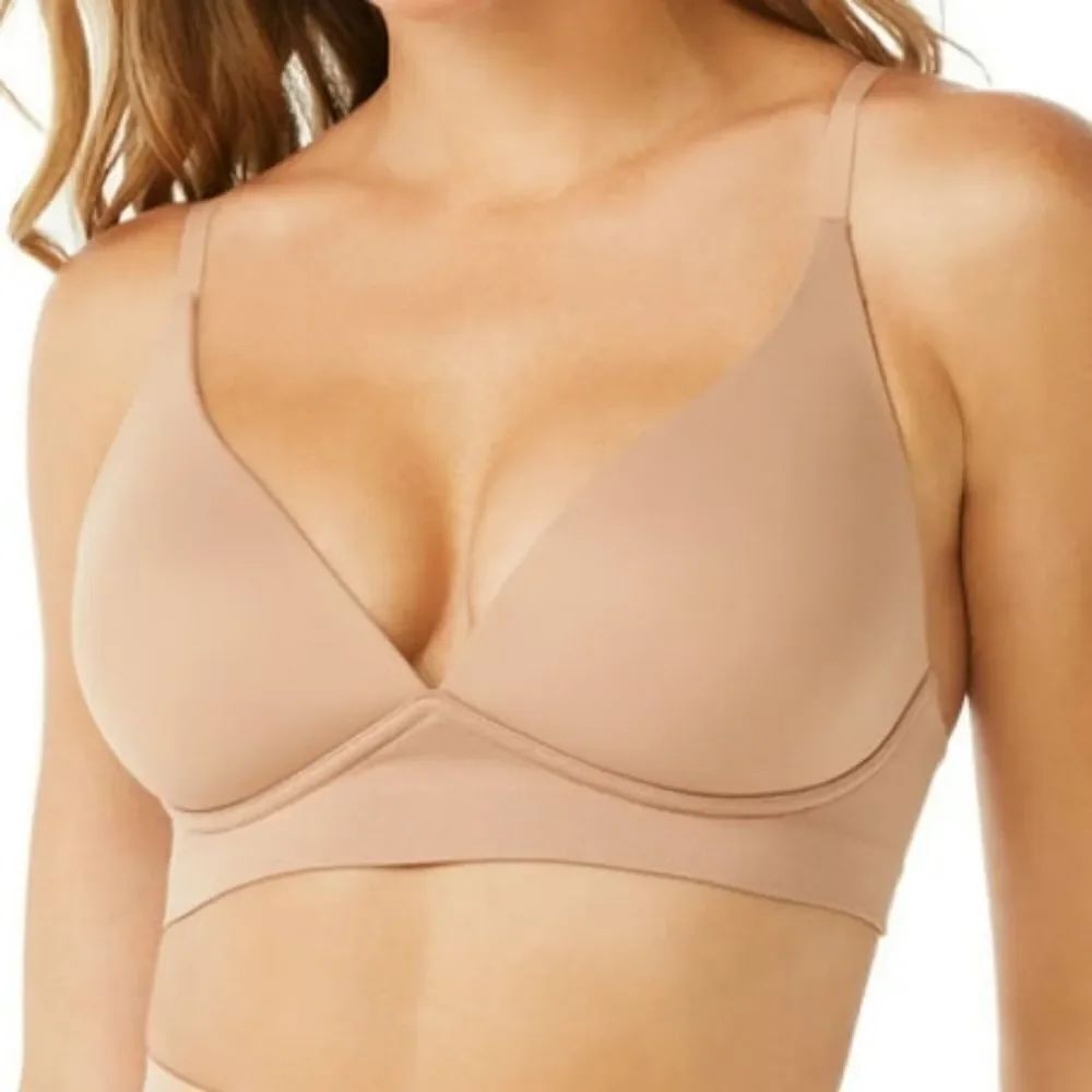 🔺️NWT Sofia Intimates Nude Plunge Bra Small